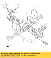 5910804A00, Suzuki, afdichting, wisser suzuki gsx  g rg gamma c gs e f gsxr w fu eu fu2 vx u gsf bandit fc rgv v 3 sp limited z vz r rg250f rg500 rg250cffc rg500c gsx600fuu2 gs500eu gsx750f vx800u gsf400 gsx1100g r1100w gs500eeu r750w gs500e gsx600f 1100 250 500 600 800 750 400 , Nieuw