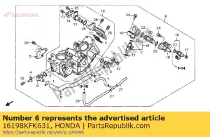 Honda 16198KFK631 tube - Bottom side