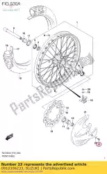 Here you can order the bolt from Suzuki, with part number 0910306233: