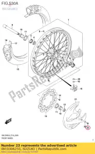 suzuki 0910306233 bolt - Bottom side