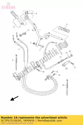 Here you can order the cable, brake from Yamaha, with part number 5C3F63510000: