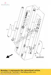 buis, binnenste links van Suzuki, met onderdeel nummer 5112035G30, bestel je hier online: