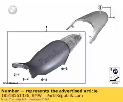 Ici, vous pouvez commander le silencieux arrière auprès de BMW , avec le numéro de pièce 18518561336: