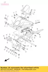 arm, relais van Yamaha, met onderdeel nummer 2D12217A1000, bestel je hier online: