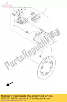 5DSF59170000, Yamaha, soufflet, etrier yamaha  dt mt vp xt yzf r 125 300 660 690 2004 2005 2006 2007 2008 2009 2010 2011 2012 2013 2014 2015 2020, Nieuw