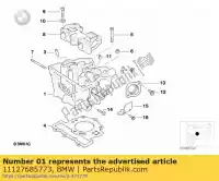 11127685773, BMW, testata bmw  650 2004 2005 2006 2007, Nuovo