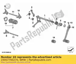 Here you can order the shifting fork 1st and 3rd gear from BMW, with part number 23007700270: