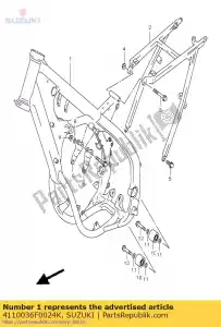 suzuki 4110036F0024K frame comp - Onderkant