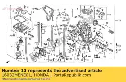 Aqui você pode pedir o nenhuma descrição disponível no momento em Honda , com o número da peça 16032MENE01: