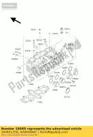 160651256, Kawasaki, houder-carburateur, # 1 kawasaki zr7  f s zr zephyr d gt z750 p gt750 750 7 7s , Nieuw