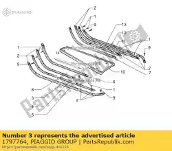 Qui puoi ordinare striscia da Piaggio Group , con numero parte 1797764: