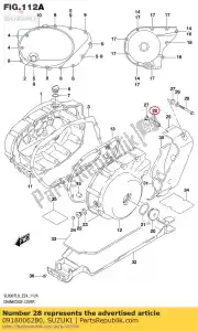 suzuki 0918006280 distanziatore, 6.5x9x41 - Il fondo