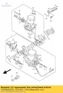 Suzuki 1354820E20 tornillo - Lado inferior