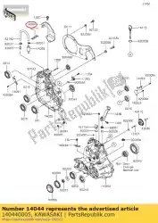 Tutaj możesz zamówić 01 uchwyt-kabel, sterowanie zmian? Od Kawasaki , z numerem części 140440005: