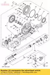 Qui puoi ordinare spessore, corona dentata (0,30 t) da Yamaha , con numero parte 1J746117Y030: