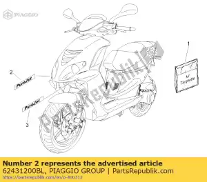 Piaggio Group 62431200BL 