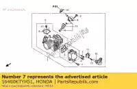 16400KTYH51, Honda, conjunto do corpo do acelerador honda cbr  rw cbr125rw 125 , Novo