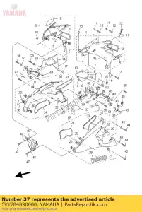 yamaha 5VY2848R0000 stoel 7 - Onderkant