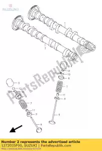 suzuki 1272035F00 camshaft comp,e - Bottom side