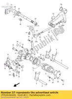 2552026D00, Suzuki, Arm, schakel link suzuki gsx  g rg gamma fu f gsxr w wolf u gsx1100g rg125fu 1100 125 , Nieuw