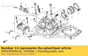 Honda 90003MENA30 bout, flens, 6x55 - Onderkant