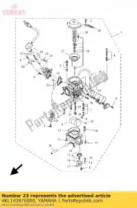 yamaha 4KL143970000 joint torique - La partie au fond