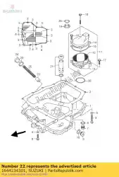 Qui puoi ordinare pistone, controllo da Suzuki , con numero parte 1644234301: