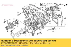 Honda 22360MCA000 ensemble soupape, embrayage - La partie au fond