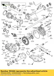 Qui puoi ordinare giunto sferico klf300-c7 da Kawasaki , con numero parte 592661099: