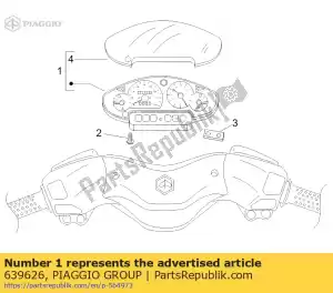 Piaggio Group 639626 speedo x8 - Onderkant