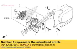 Ici, vous pouvez commander le rondelle b, étanchéité, 10mm auprès de Honda , avec le numéro de pièce 90442283000: