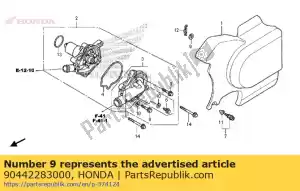 Honda 90442283000 rondelle b, étanchéité, 10mm - La partie au fond