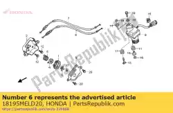 Aquí puede pedir arandela b, cerradura de Honda , con el número de pieza 18195MELD20: