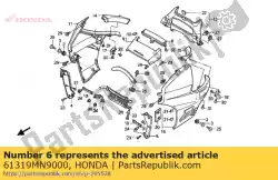 Aqui você pode pedir o painel, harnas gua em Honda , com o número da peça 61319MN9000: