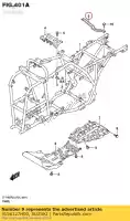 4156127H00, Suzuki, placa, bateria suzuki lt a400 kingquad 4x2 a400f 4x4 asi a400fz a400z f400fz fsi f400f lta400f ltf400f 400 , Novo