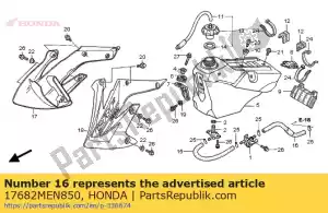 Honda 17682MEN850 tube b, carburant - La partie au fond