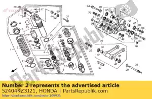 Honda 52404KZ3J21 lente, rr cush (5. - Onderkant