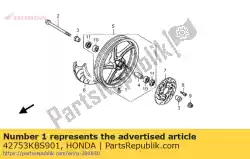 Aquí puede pedir válvula, llanta (maravilla) de Honda , con el número de pieza 42753KBS901: