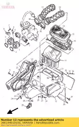 Qui puoi ordinare scatola del filtro dell'aria da Yamaha , con numero parte 34K144010100: