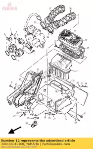 Yamaha 34K144010100 scatola del filtro dell'aria - Il fondo