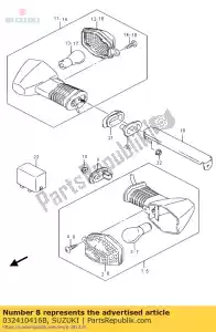 suzuki 032410416B vis - La partie au fond