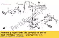 35350KGB612, Honda, sw assy, ??arrêt arrière honda cbf vt 125 1000 1999 2000 2001 2003 2004 2006 2007 2008 2009, Nouveau