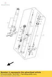 Qui puoi ordinare tubo interno l. Da Suzuki , con numero parte 5112041G00: