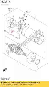 suzuki 3128131D00 bout - Onderkant