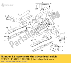 Aprilia 621369, Bewaker, OEM: Aprilia 621369