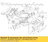 672111, Piaggio Group, lh ondersteuning piaggio mp zapm75100 zapta0100 zapta2100 zaptd2100 125 300 2011 2016 2017 2018 2019 2020 2021 2022, Nieuw