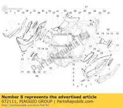 Aqui você pode pedir o lh suporte em Piaggio Group , com o número da peça 672111: