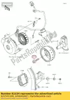 921541309, Kawasaki, bout bx250aef kawasaki  ninja z 230 250 300 2015 2016 2020 2021, Nieuw