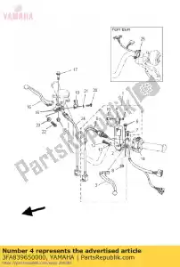 yamaha 3FA839650000 levier, verrouillage - La partie au fond