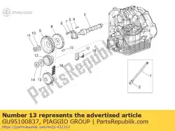 Here you can order the washer 25. 5x35x2 from Piaggio Group, with part number GU95100837: